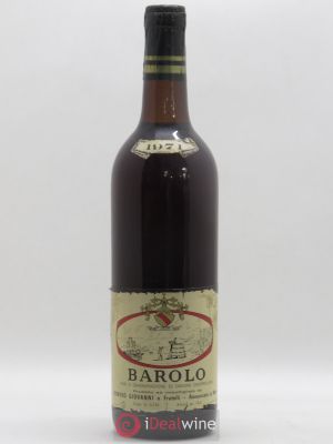 Barolo DOCG Ferrero Giovanni (sans prix de réserve) 1971 - Lot de 1 Bouteille