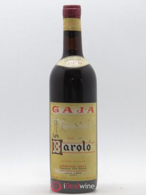 Barolo DOCG Fratelli Gaja 1970 - Lot of 1 Bottle
