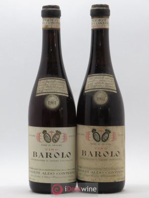 Barolo DOCG Aldo Conterno 1961 - Lot of 2 Bottles