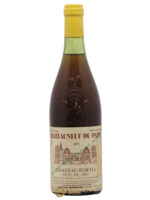 Châteauneuf-du-Pape Château Fortia  1972 - Lot of 1 Bottle