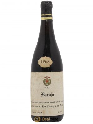 Barolo DOCG Ciravegna 1968 - Lot of 1 Bottle