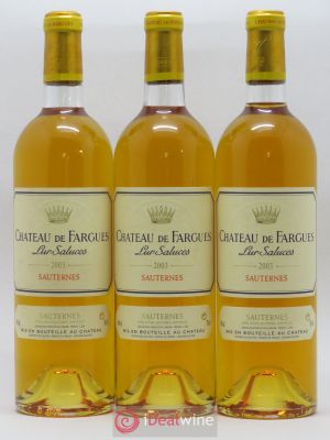 Château de Fargues  2003 - Lot of 3 Bottles