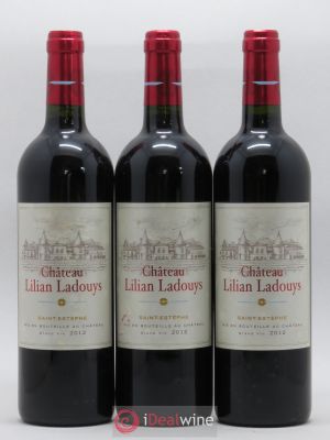 Château Lilian Ladouys Cru Bourgeois  2012 - Lot of 3 Bottles