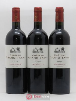 - Margaux Château Grand Tayac 2010 - Lot of 3 Bottles