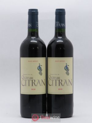 Château Citran Cru Bourgeois  2010 - Lot of 2 Bottles