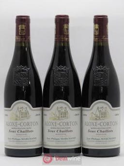 Aloxe-Corton Sous Chaillots Marchand 2010 - Lot of 3 Bottles
