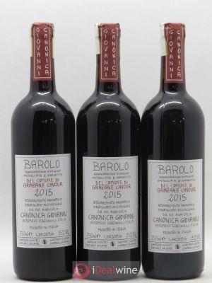 Barolo DOCG Giovanni Canonica Del Comune di Grinzane Cavour 2015 - Lot of 3 Bottles