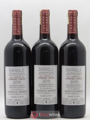 Barolo DOCG Giovanni Canonica Del Comune di Grinzane Cavour 2015 - Lot of 3 Bottles