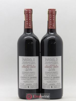 Barolo DOCG Giovanni Canonica Del Comune di Grinzane Cavour 2015 - Lot of 2 Bottles