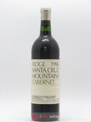 USA Santa Cruz Mountains Cabernet Sauvignon Ridge 1996 - Lot of 1 Bottle