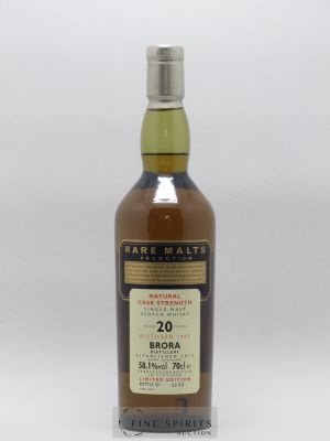 Brora 20 years 1982 Of. Rare Malts Selection Natural Cask Strengh - bottled 2003 Limited Edition   - Lot de 1 Bouteille