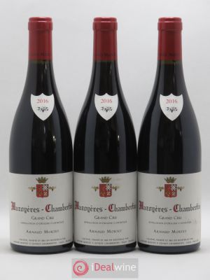 Mazoyères-Chambertin Grand Cru Arnaud Mortet  2016 - Lot of 3 Bottles
