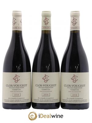 Clos de Vougeot Grand Cru Jean-Jacques Confuron  2018 - Lot of 3 Bottles