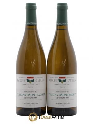 Puligny-Montrachet 1er Cru Les Referts Jacques Carillon (Domaine)  2016 - Lot of 2 Bottles