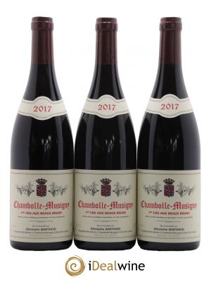 Chambolle-Musigny 1er Cru Aux Beaux Bruns Ghislaine Barthod 2017 - Lot de 3 Bottles