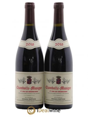Chambolle-Musigny 1er Cru Les Gruenchers Ghislaine Barthod  2018 - Lot of 2 Bottles