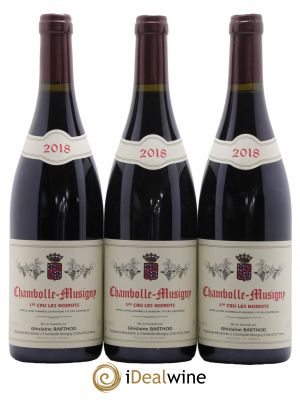 Chambolle-Musigny 1er Cru Les Noirots Domaine Ghislaine Barthod 2018 - Lot of 3 Bottles
