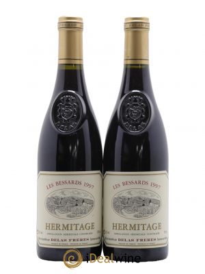 Hermitage Les Bessards Delas Frères  1997 - Lot of 2 Bottles