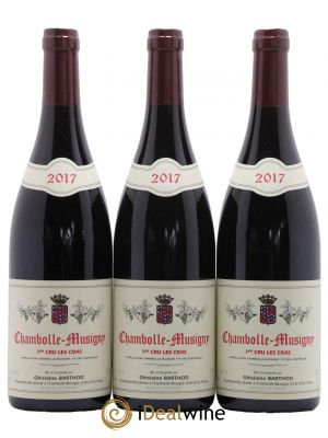 Chambolle-Musigny 1er Cru Les Cras Ghislaine Barthod  2017 - Lot of 3 Bottles