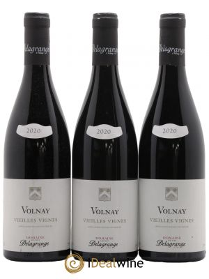 Volnay Vieilles Vignes Domaine Delagrange 2020 - Lot of 3 Bottles
