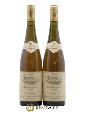 Riesling Clos Windsbuhl Zind-Humbrecht (Domaine) 1994 - Lot de 2 Bottles