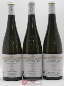 Savennières Les Vieux Clos Vignobles de la Coulée de Serrant - Nicolas Joly  2013 - Lot de 3 Bouteilles