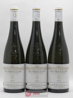 Savennières Les Vieux Clos Vignobles de la Coulée de Serrant - Nicolas Joly  2012 - Lot of 3 Bottles