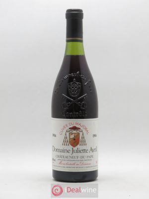 Châteauneuf-du-Pape Juliette Avril Cuvée du Majoral (no reserve) 1986 - Lot of 1 Bottle