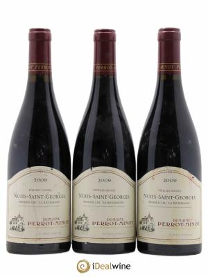 Nuits Saint-Georges 1er Cru La Richemone Vieilles Vignes  Perrot-Minot  2009 - Lot de 3 Bouteilles