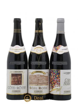 Côte-Rôtie Guigal Trilogie La Turque - La Landonne - La Mouline  2018 - Lot of 3 Bottles