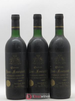 Saint-Émilion Grand Cru Château Haut Fonrazade 1985 - Lot of 3 Bottles