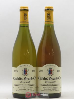 Chablis Grand Cru Grenouille Jean-Paul & Benoît Droin (Domaine)  2001 - Lot of 2 Bottles