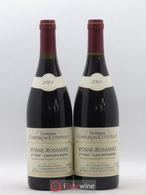 Vosne-Romanée 1er Cru Les Suchots Confuron-Cotetidot  2001 - Lot of 2 Bottles