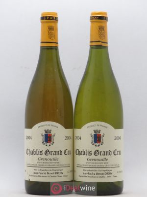 Chablis Grand Cru Grenouille Jean-Paul & Benoît Droin (Domaine)  2004 - Lot of 2 Bottles