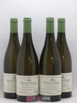 Mâcon Villages Vallons de Lamartine Domaine Verget  2016 - Lot of 4 Bottles