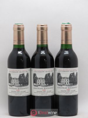 Château Dassault Grand Cru Classé  1989 - Lot de 3 Demi-bouteilles