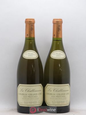 Chablis Grand Cru Les Preuses La Chablisienne 2001 - Lot of 2 Bottles
