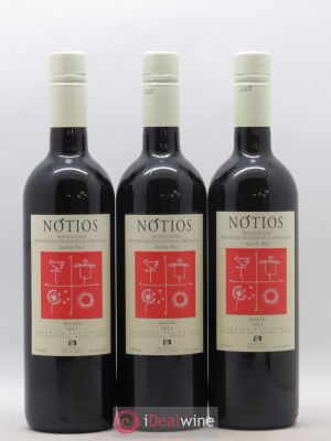 Vins Etrangers Grèce IGP Peloponèse Notios Agiorgitiko Gaia Wines 2011 - Lot of 3 Bottles