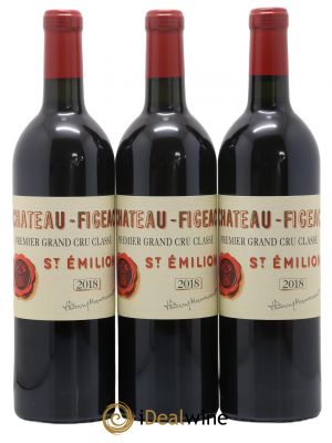 Château Figeac 1er Grand Cru Classé A  2018 - Lot of 3 Bottles