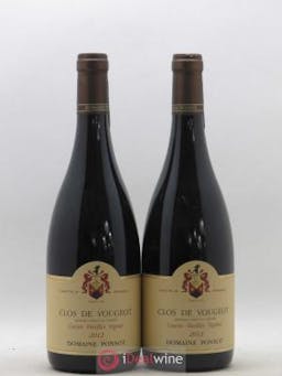 Clos de Vougeot Grand Cru Vieilles Vignes Ponsot (Domaine)  2012 - Lot de 2 Bouteilles