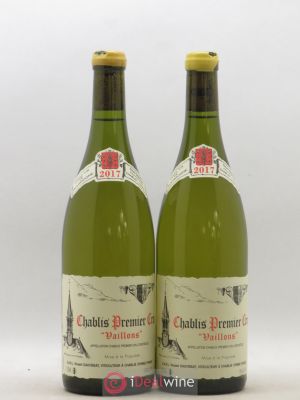 Chablis 1er Cru Vaillons René et Vincent Dauvissat  2017 - Lot of 2 Bottles