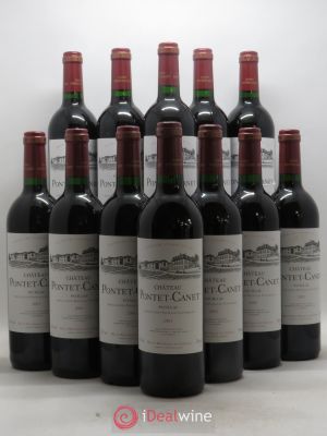 Château Pontet Canet 5ème Grand Cru Classé  2001 - Lot of 12 Bottles