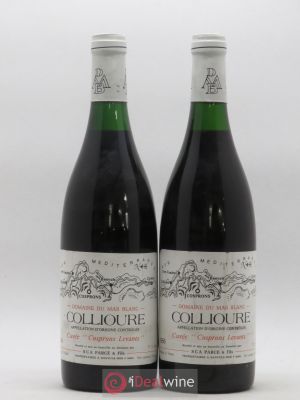 Collioure Cuvée Cosprons Levants Domaine du Mas Blanc 1986 - Lot de 2 Bouteilles