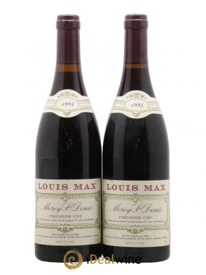 Morey Saint-Denis 1er Cru Louis Max 1995 - Lot of 2 Bottles
