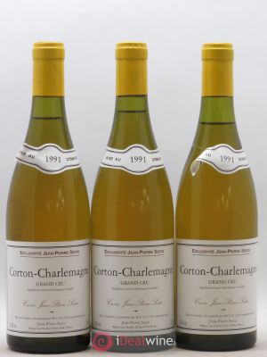 Corton-Charlemagne Grand Cru Jean Pierre Sesta 1991 - Lot of 3 Bottles