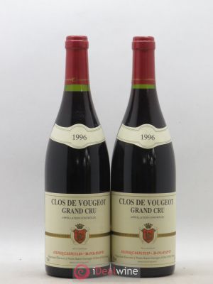 Clos de Vougeot Grand Cru Marchand Bolnot 1996 - Lot de 2 Bouteilles