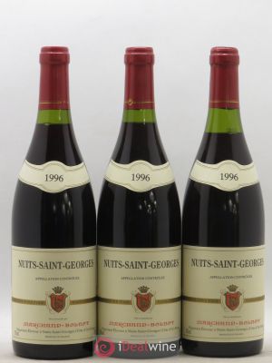 Nuits Saint-Georges Domaine Marchand Bolnot 1996 - Lot of 3 Bottles