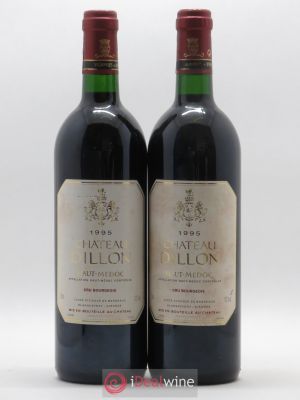 Château Dillon Cru Bourgeois  1995 - Lot of 2 Bottles