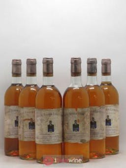 Château Bastor Lamontagne  1975 - Lot of 6 Bottles