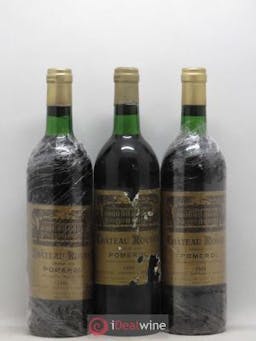 Château Rouget  1981 - Lot of 3 Bottles